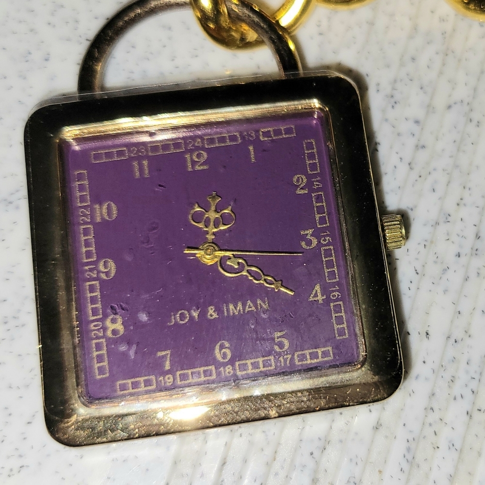 Joy & Iman Purse Watch and Chain-brand new